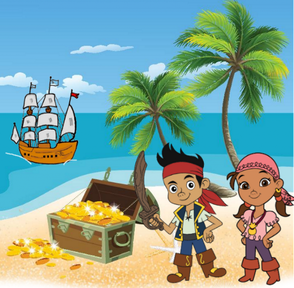 Cartoon of pirates